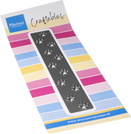 Craftables stencil Paw trail CR1687