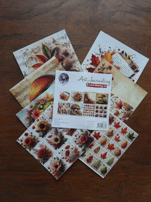 FairyBells Art Journaling & Card Making Backgrounds Set 11: Herfst