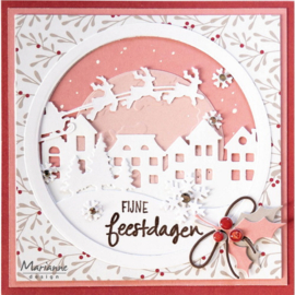 Creatables stencil Santa & sleigh LR0934