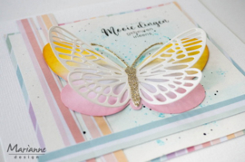 Creatables stencil Tiny's resting Butterfly LR0856