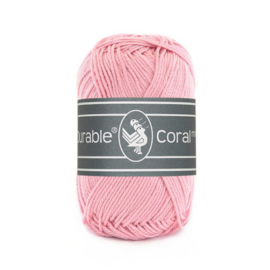 Haakkatoen0223 Coral mini Rose blush