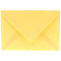 6 x envelop rechthoekig 114x162mm - C6 vanille (963) lijkt op lichtgeel 29