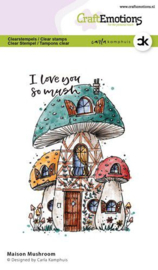 Clear Stamp Carla Kamphuis: A6 - Maison Mushroom