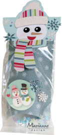 Collectables Bagtopper Snowman by Marleen COL1556