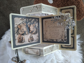 FairyBells 3D-setje nr. 25: Kerst beige - groen