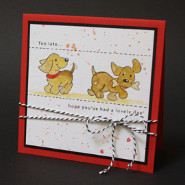 Clear stamp: (EC0177) Eline's cute puppies