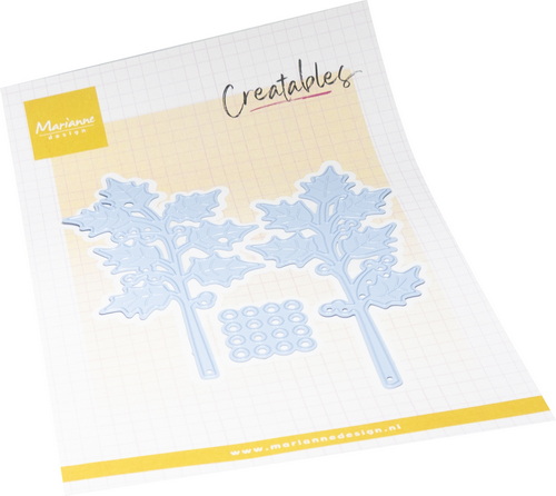 Creatables stencil Holly sprigs LR0914