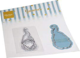 Clear stamp & dies set Sitting Gnome CS1108