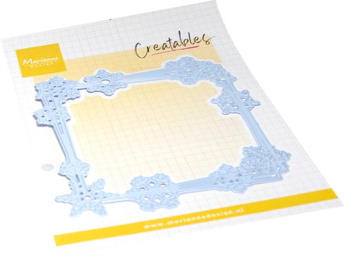 Creatables stencil Ice crystals - square LR0929
