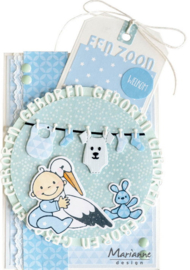 Clear stamp Eline's Storks and Babies EC0195