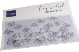 Clear Stamps Tiny's Art Butterflies Marianne Design TC0908