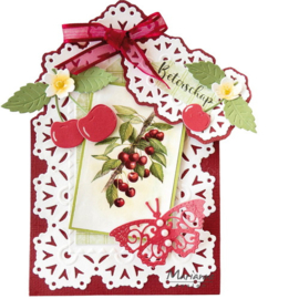 Creatables stencil Tiny's label - ACTIEMAL LR0355
