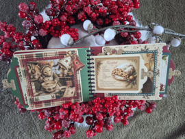 FairyBells Art Journaling & Card Making Set 26: Kerst rood - groen