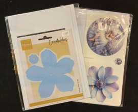 Creatables stencil Tiny's large flower LR0901