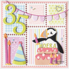 Creatables stencil Birthday set LR0942