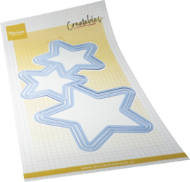 Creatables stencil Lay out - stars LR0978