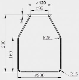 Membraan voor 20-24 liter expansievat