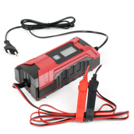 XPOtool 6V/12V-2A batterijlader auto acculader, automatische druppellader.