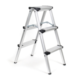 XPOtool aluminium trapladder, vouwladder 150kg.