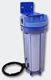 Drinkwaterfilter met transparant filterhuis 3/4" (26,16 mm)