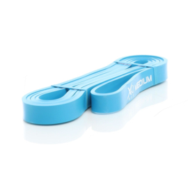 LUXTRI fitnessband medium; blauwe weerstandsband van 100% latex