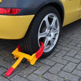 Wielklem Parkeerklem Bandenklem Antidiefstalvoorziening.