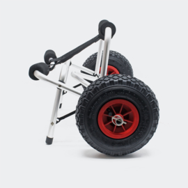 Aluminium transportwagen, boottrolley kanotrolley, opvouwbaar  tot max. 68 kg