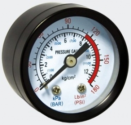 Manometer voor drukvaten / manometer controle Presscontrol