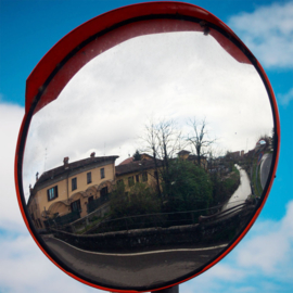 Panorama spiegel; overzichtsspiegel 80 cm; bol met 160° Verkeersspiegel.