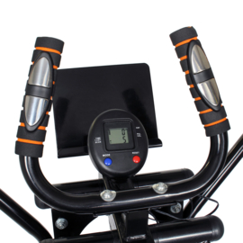 Crosstrainer, Air Walker voor cardio & spieren met trainingscomputer.