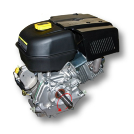 LIFAN 188 Benzinemotor 9,5kW/13,0 PK met as van 25,4mm.