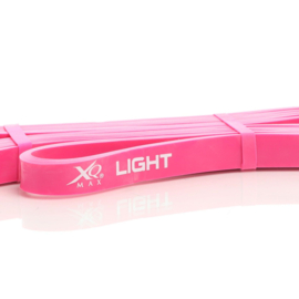 LUXTRI fitnessband light; roze weerstandsband van 100% latex