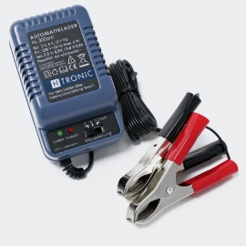 H-Tronic AL 300pro; 2/6/12V Automatische Lader, Druppellader, Acculader.