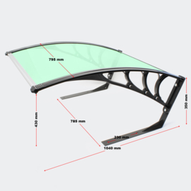 Carport voor MaaiRobot, overdekking voor Robot; Groen.