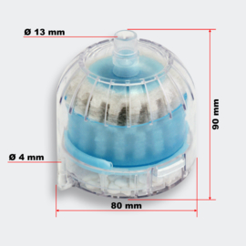 SunSun JX01 luchtfilter voor de ventilatieslang van de aquariumluchtopening.