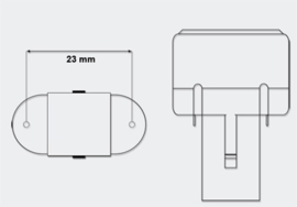 SunSun CUV-209 Aquarium UV Reservelamp, 9 Watt.