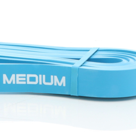 LUXTRI fitnessband medium; blauwe weerstandsband van 100% latex