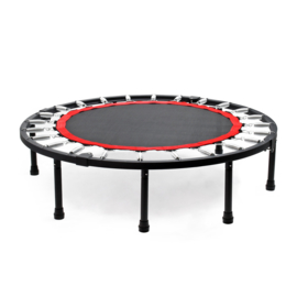 Fitness trampoline Ø1220 mm tot 150kg opvouwbaar voor full body training.