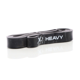 LUXTRI fitnessband heavy; zwarte weerstandsband van 100% latex