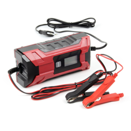 XPOtool 6V/12V-2A batterijlader auto acculader, automatische druppellader.