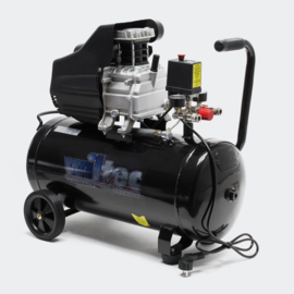 Compressor 50 liter 1,5 pk 1100 Watt; fluistercompressor. (175 l/min)
