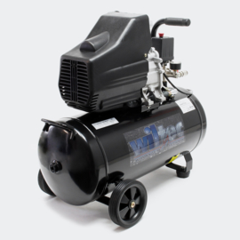 Compressor 50 liter 1,5 pk 1100 Watt; fluistercompressor. (175 l/min)