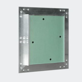 Inspectieluik aluminium frame 30x30cm gipsplaat inspectiedeur gipsbouw