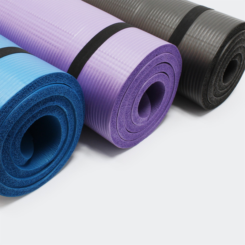 Spin schuur verlies Yogamat zwart 190 x 100 x 1,5cm gymnastiekmat vloermat sportmat | Yogamatten  | MultiStrobe