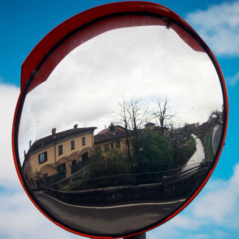 Panorama spiegel; overzichtsspiegel 75 cm; bol met 160° Verkeersspiegel., Verkeersspiegels