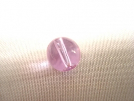 Glaskraal rond 6 mm violet