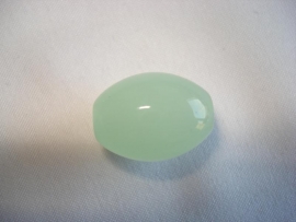 Glaskraal melkglas ovaal lichtgroen opal