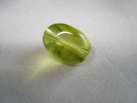Glaskraal driekant 8x11 mm limegroen
