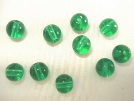 Glaskraal rond 4 mm groen