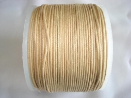 Waxdraad 0,5 mm beige